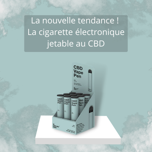 La nouvelle tendance ! La cigarette électronique jetable au CBD