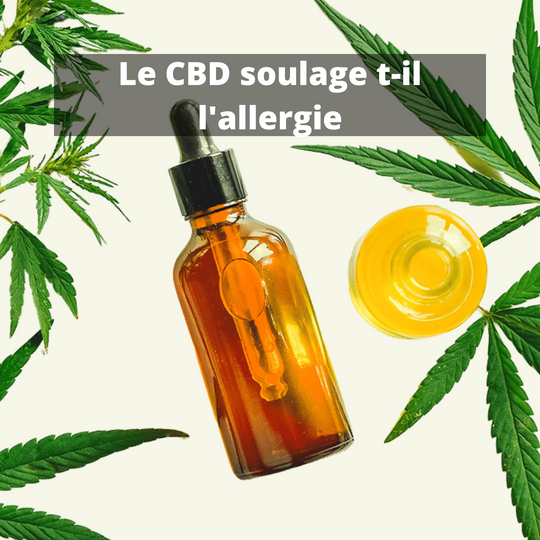 Le CBD soulage t-il l'allergie