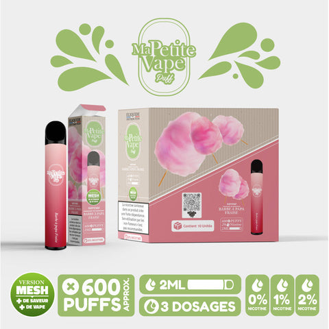 BARBE À PAPA FRAISE- MA PETITE VAPE - Premium from MA PETITE VAPE - Just $6.90! Shop now at CBDeer