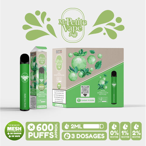 BUBBLE GUM MENTHE - MA PETITE VAPE - Premium from MA PETITE VAPE - Just $6.90! Shop now at CBDeer