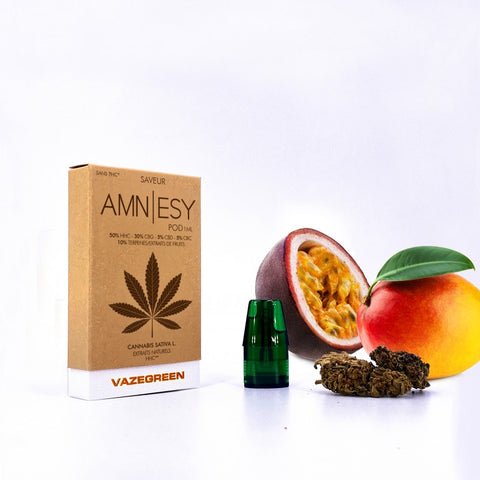 Visuel du pod AMN/ESY CBD provenant de la marque Vazegreen et vendu chez CBDeer 