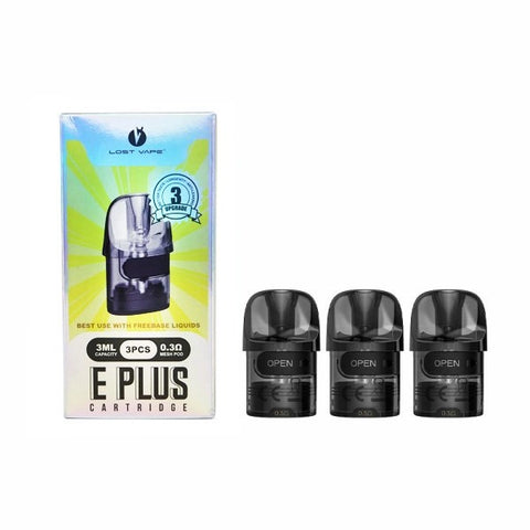 Cartouche E-Plus Pod 3ml (3pcs) - Lost Vape - Premium Cartouche E-Plus Pod from Lost Vape - Just $9.90! Shop now at CBDeer