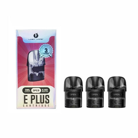 Cartouche E-Plus Pod 3ml (3pcs) - Lost Vape - Premium Cartouche E-Plus Pod from Lost Vape - Just $9.90! Shop now at CBDeer