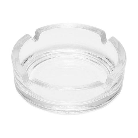 Cendrier en verre élégant, résistant à la chaleur, avec base antidérapante, facile à nettoyer et idéal pour une utilisation intérieure et extérieure.