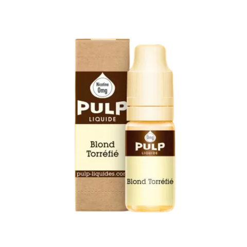 e-liquide Blond Torréfié 10ml de Pulp, un classic puissant mêlant tabac blond et café torréfié. Disponible en 0, 3, 6 et 12 mg de nicotine, fabriqué en France !
