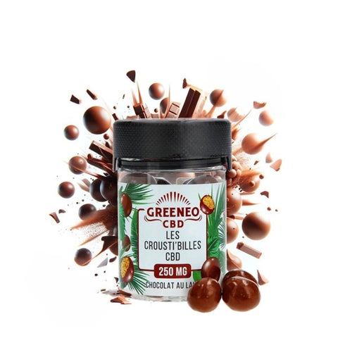 Crousti’Billes CBD Chocolat au Lait – 250mg – Greeneo - Premium Bonbons et chocolat from Greeneo - Just $12.90! Shop now at CBDeer