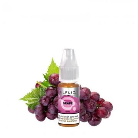 Visuel du liquide sel de nicotine Pink Grapefruit provenant de la marque Elfbar et vendu chez CBDeer. Un raisin légèrement acidulé, extrêmement juteux et très fruité. Contenance 10ml avec un dosage de 10mg ou 20mg.