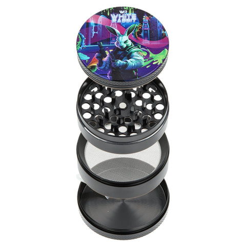 GRINDER WHITE RABBIT 60MM - Premium Grinder from CBDeer - Just $0! Shop now at CBDeer
