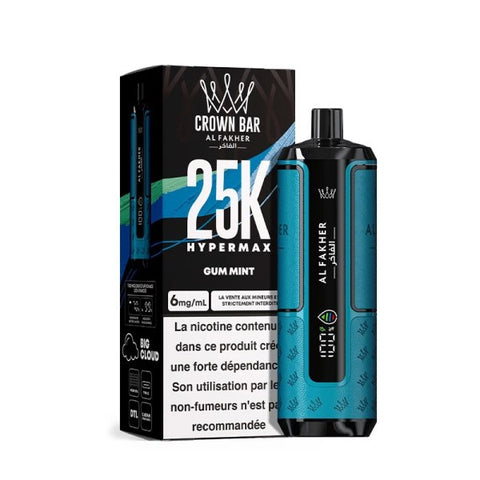 Puff Hyper Max 25k – Crown Bar by Al Fakher