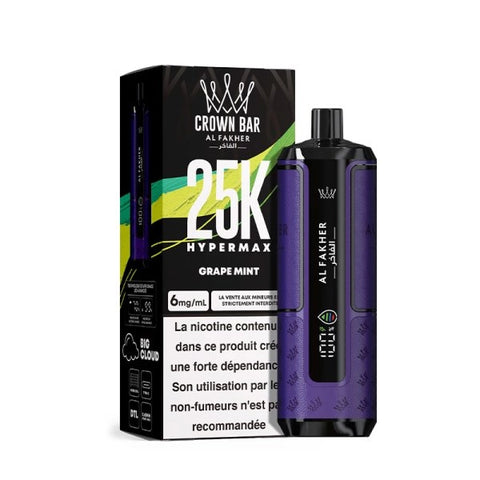 Puff Hyper Max 25k – Crown Bar by Al Fakher