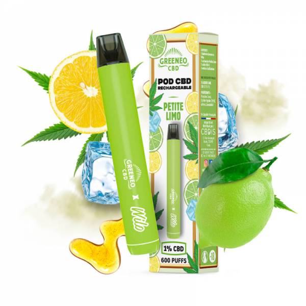 Pod Petite Limo Wilo x Greeneo | CBD 10% & fracheur citronne CBDeer Pod Petite Limo Wilo x Greeneo | CBD 10% & fracheur citronne CBDeer