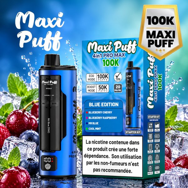 Pro Max 4-en-1 100K 20mg – Maxi Puff