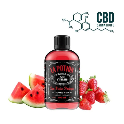 SIROP FRAISE PASTÈQUE 300MG CBD- LA POTION - Premium boisson from la potion - Just $12.90! Shop now at CBDeer