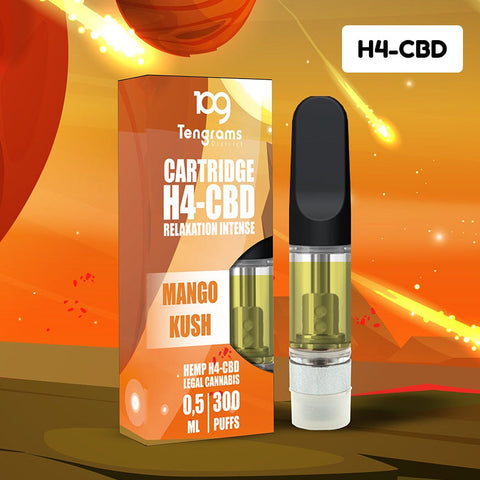 CARTOUCHE MANGO KUSH H4-CBD - TENGRAMS - Premium cartouche H4CBD from tengrams - Just $22.90! Shop now at CBDeer