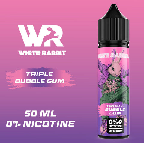 E-liquide Triple Bubble Gum 50ml Tornado X - White Rabbit