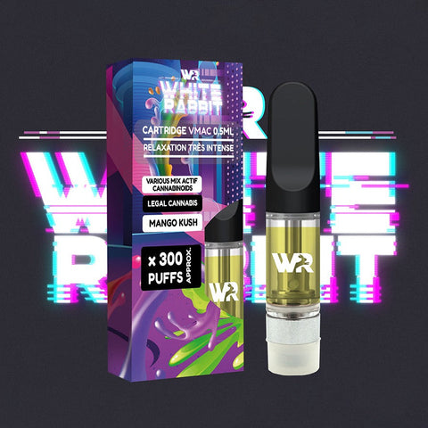 CARTOUCHE 95% VMAC MANGO KUSH - WHITE RABBIT - Premium cartouche vmac from white rabbit - Just $24.90! Shop now at CBDeer