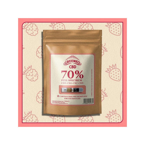 2 CARTOUCHES STICK CBD FRUITS ROUGES - 70% - GREENEO - Premium from GREENEO - Just $39.90! Shop now at CBDeer