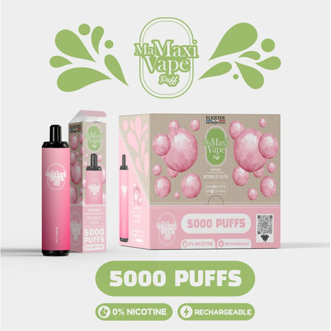 BUBBLE GUM 5000 PUFFS - MA MAXI VAPE - Premium from MA PETITE VAPE - Just $16.90! Shop now at CBDeer