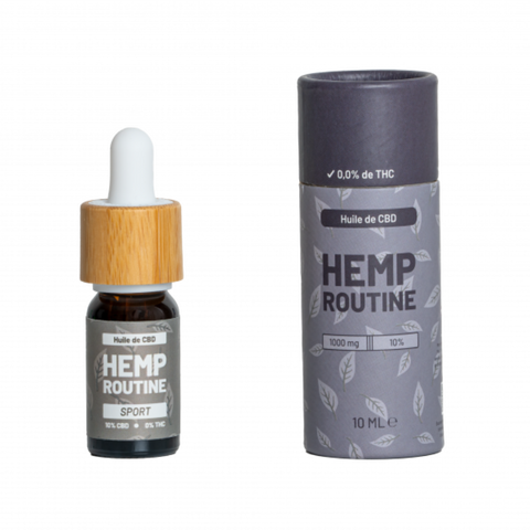 HUILE DE CBD SPORT 10% - HEMPROUTINE - Premium from HEMPROUTINE - Just $64.95! Shop now at CBDeer