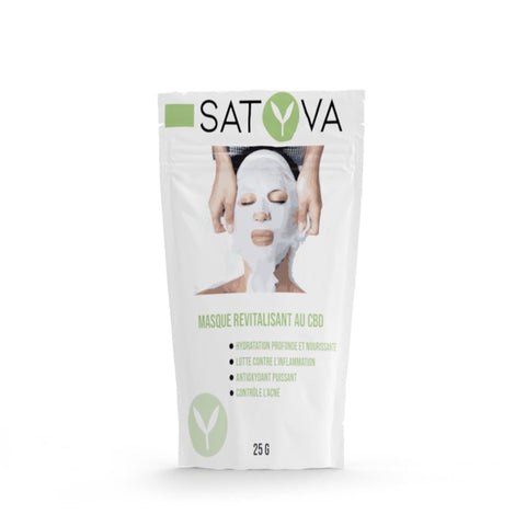 MASQUE REVITALISANT AU CBD - Premium masque from Satyva - Just $8.90! Shop now at CBDeer