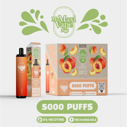 PECHE ICE 5000 PUFFS - MA MAXI VAPE - Premium from MA PETITE VAPE - Just $16.90! Shop now at CBDeer