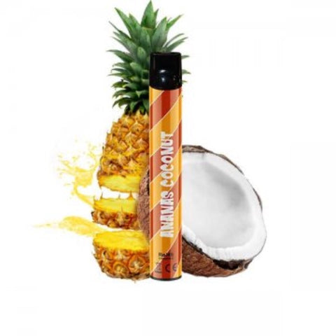 ANANAS COCONUT 600 PUFFS - WPUFF BY LIQUIDÉO - Premium Eliquide from LIQUIDEO - Just $6.90! Shop now at CBDeer