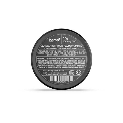 BAUME CHAUFFANT CBD 1000MG HEMP+ SPORT - Premium baume from hemp + sport - Just $29.90! Shop now at CBDeer