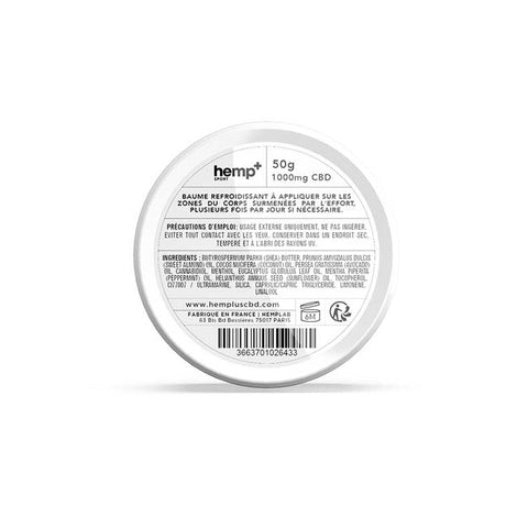 BAUME REFROIDISSANT CBD 1000MG HEMP+ SPORT - Premium Baumes refroidissant from hemp + sport - Just $29.90! Shop now at CBDeer