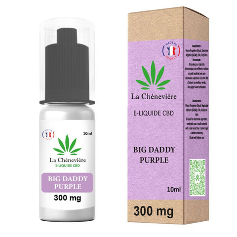 E-LIQUIDE BIG DADDY PURPLE - LA CHÈNEVIÈRE CBD - Premium from CBDeer - Just $10.90! Shop now at CBDeer