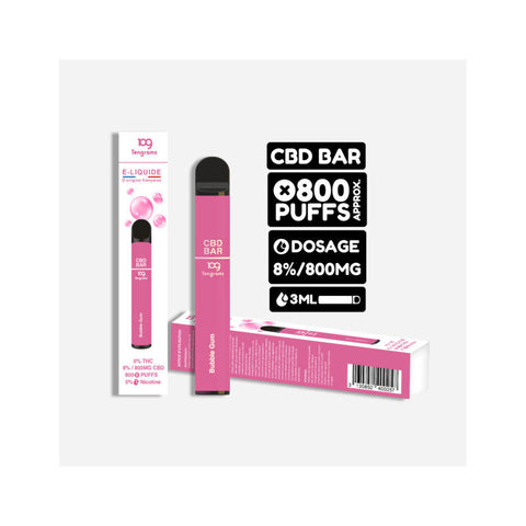 BUBBLE GUM PUFF CBD BAR - TENGRAMS - Premium from tengrams - Just $12.90! Shop now at CBDeer