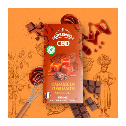 CARAMELS FONDANTS CHOCOLAT CBD - GREENEO - Premium Alimentaire from GREENEO - Just $19.90! Shop now at CBDeer