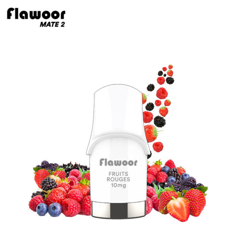 CARTOUCHE FRUITS ROUGES / 2PCS - FLAWOOR MATE 2 - Premium cartouche from FLAWOOR - Just $8.90! Shop now at CBDeer