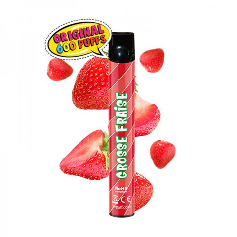 GROSSE FRAISE 600 PUFFS - WPUFF BY LIQUIDÉO - Premium Eliquide from LIQUIDEO - Just $6.90! Shop now at CBDeer