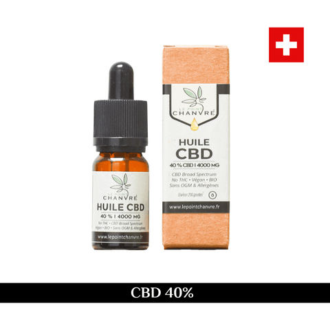 HUILE BIO BROAD SPECTRUM CBD - LE POINT CHANVRE - Premium huile from LE POINT CHANVRE - Just $21.90! Shop now at CBDeer