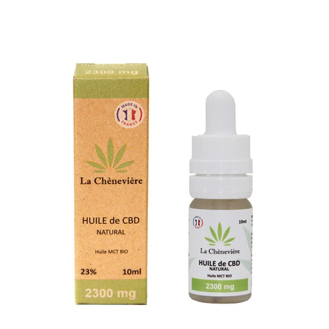 HUILE CBD NATURAL 10ML - LA CHÈNEVIÈRE - Premium Huile from LA CHÈNEVIÈRE - Just $18.90! Shop now at CBDeer