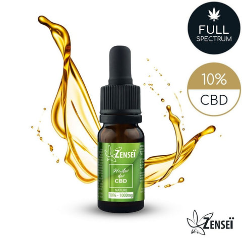 HUILE DE CBD FULL SPECTRUM 10% - ZENSEI - Premium Huile from ZENSEI - Just $44.90! Shop now at CBDeer