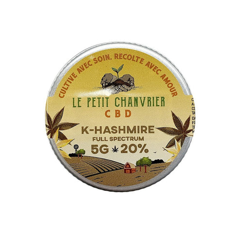 CBD SOLIDE K-HASHMIRE 5G 20% - LE PETIT CHANVRIER - Premium Résine from LE PETIT CHANVRIER - Just $44.90! Shop now at CBDeer