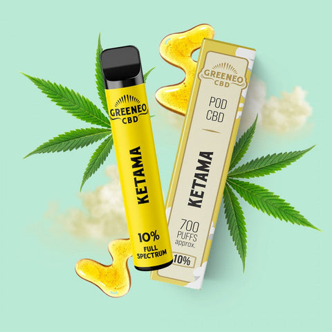 POD KETAMA 10% CBD - GREENEO - Premium cigarette électronique from GREENEO - Just $14.90! Shop now at CBDeer