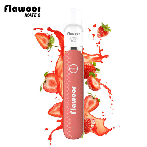 KIT FRAISE EXPLOSION - FLAWOOR MATE 2 - Premium puff from FLAWOOR - Just $12.00! Shop now at CBDeer