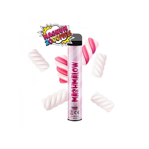 MASHMALOW 2000 PUFFS - WPUFF MAGNUM - Premium from LIQUIDEO - Just $9.90! Shop now at CBDeer