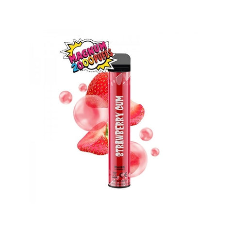 STRAWBERRY GUM 2000 PUFFS - WPUFF MAGNUM - Premium from LIQUIDEO - Just $9.90! Shop now at CBDeer