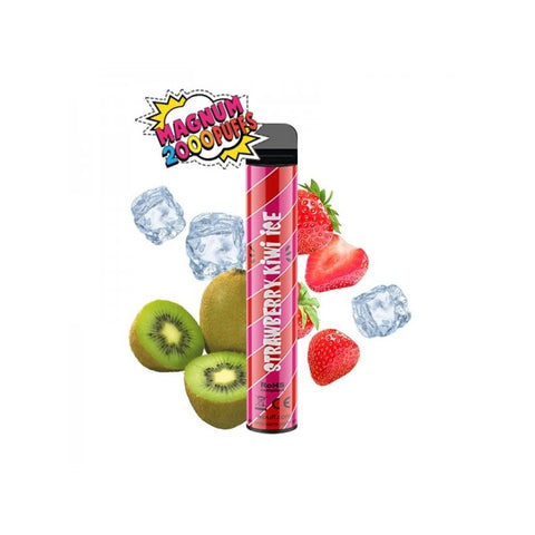 STRAWBERRY KIWI ICE 2000 PUFFS - WPUFF MAGNUM - Premium from LIQUIDEO - Just $9.90! Shop now at CBDeer