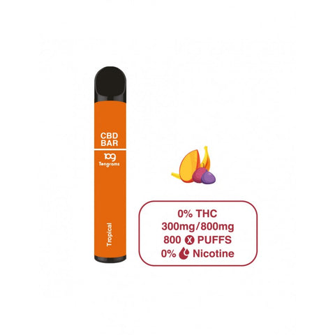 TROPICAL PUFF CBD BAR - TENGRAMS - Premium from tengrams - Just $12.90! Shop now at CBDeer