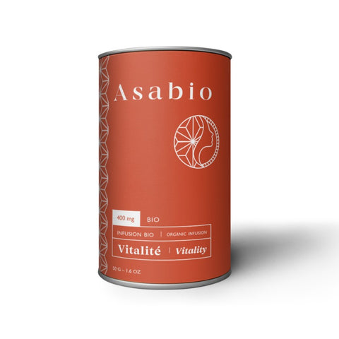 TISANE BIO VITALITÉ 400MG - ASABIO - Premium from Asabio - Just $29.90! Shop now at CBDeer