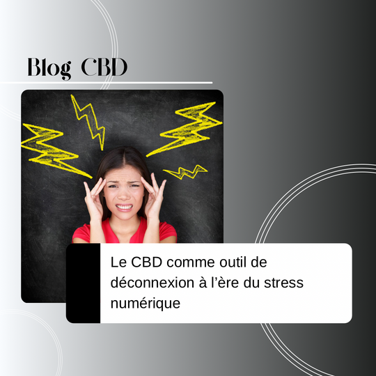 Le CBD comme outil de déconnexion à l’ère du stress numérique
