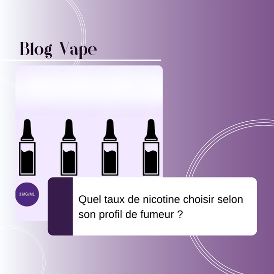 Quel taux de nicotine choisir selon son profil de fumeur ?