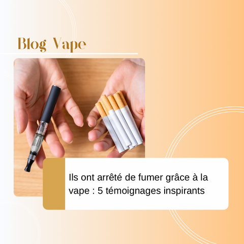 Découvrez 5 témoignages authentiques de personnes qui ont dit adieu à la cigarette grâce à la vape. Un virage vers une vie plus saine, raconté sans filtre.