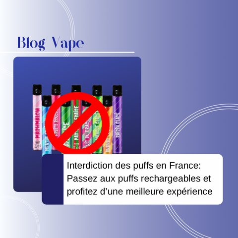  L’interdiction des puffs jetables en France est en vigueur. Optez pour les puffs rechargeables et profitez des cartouches Flawoor, Elfbar et Big Puff pour une expérience personnalisée et économique !