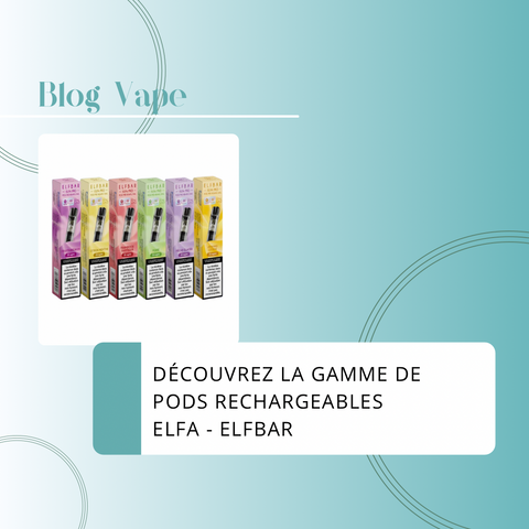  Explorez les pods rechargeables Elfa by Elfbar : un système de vapotage innovant, pratique et écologique. Choisissez parmi une variété de saveurs et trois dosages de nicotine (00 mg, 10 mg, 20 mg) pour une expérience de vape personnalisée et agréable.