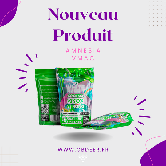 CBDEER - Découvrez la Fleur VMAC Amnésia : Une Nouvelle Ère de Détente Profonde Inspirée du HHC
